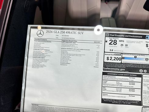 New 2026 Mercedes-Benz GLA 250 4MATIC image 17