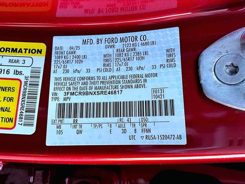 Certified 2025 Ford Bronco Sport Big Bend w/ Convenience Package image 33