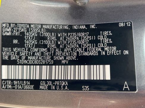 Used 2013 Toyota Sienna XLE image 20