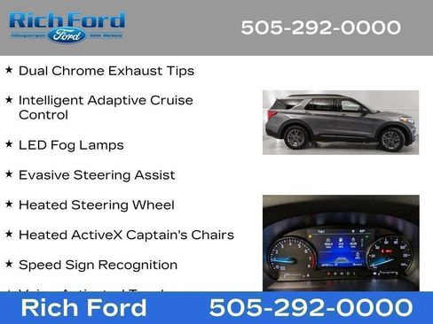 Certified 2024 Ford Explorer XLT w/ Equipment Group 202A RWD image 98