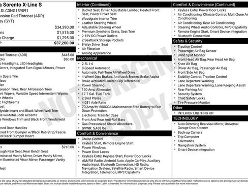 Used 2022 Kia Sorento S image 3