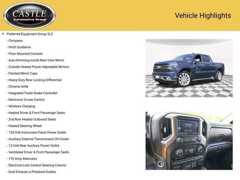 Used 2019 Chevrolet Silverado 1500 High Country w/ Technology Package image 8