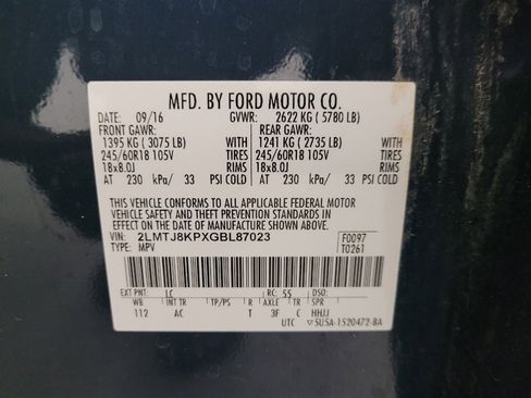 Used 2016 Lincoln MKX Select w/ Select Plus Package image 33