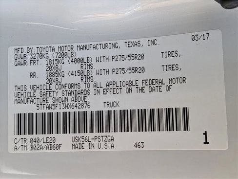 Used 2017 Toyota Tundra Platinum AWD/4WD image 26