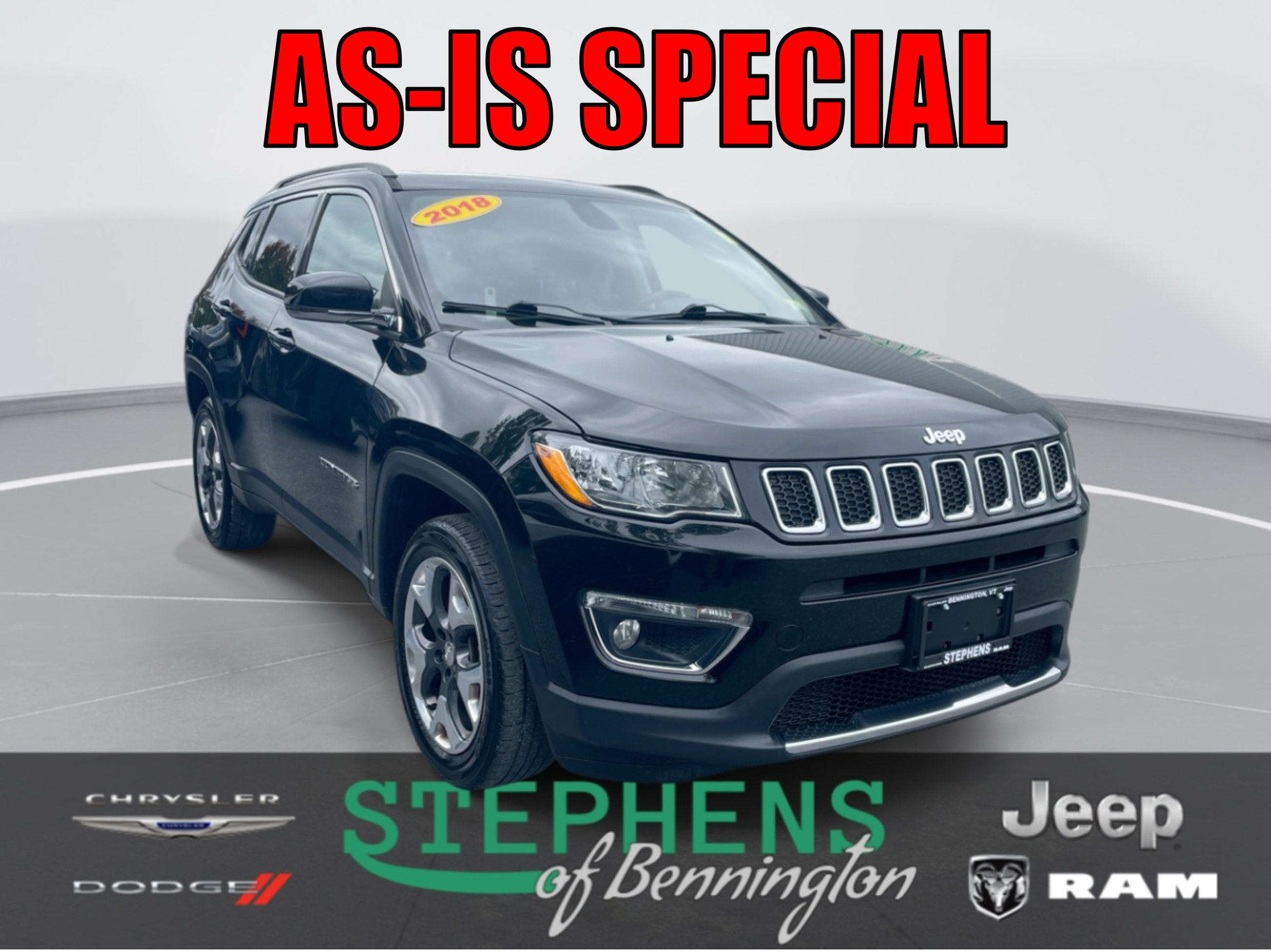 Used 2018 Jeep Compass Limited w/ Navigation Group AWD/4WD image 1
