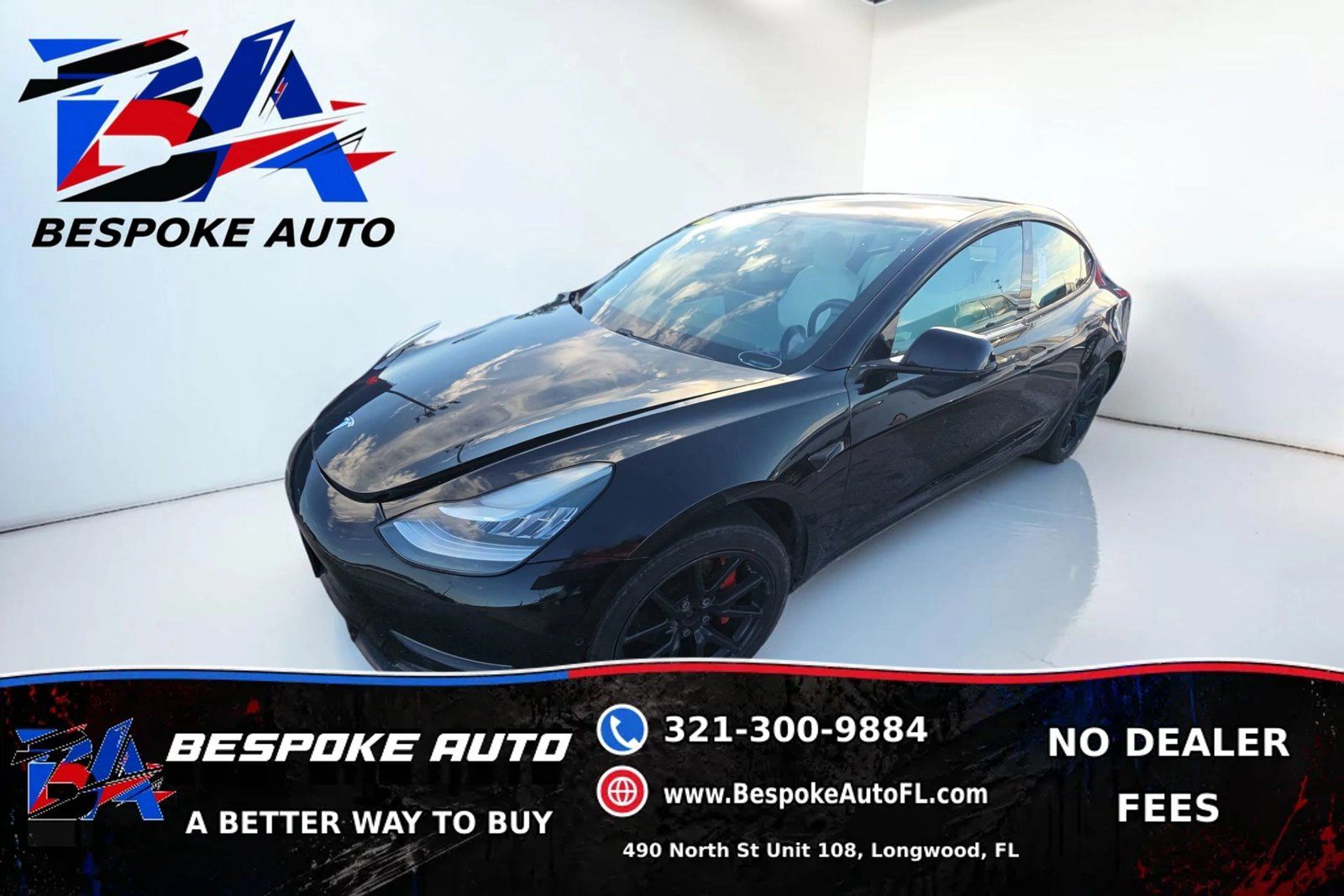 Used 2019 Tesla Model 3 Long Range AWD/4WD image 1