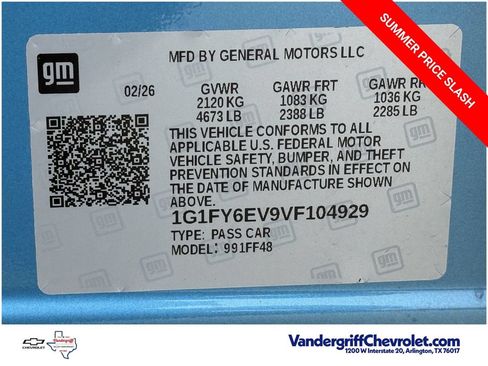 New 2027 Chevrolet Bolt LT w/ Comfort Package FWD image 22