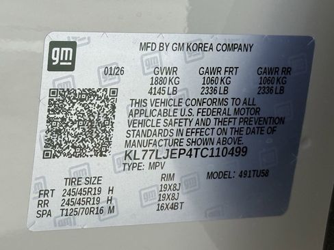 New 2026 Chevrolet Trax RS w/ Sunroof Package image 23