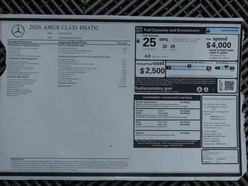 New 2026 Mercedes-Benz CLA 35 AMG CLA 35 AMG image 9