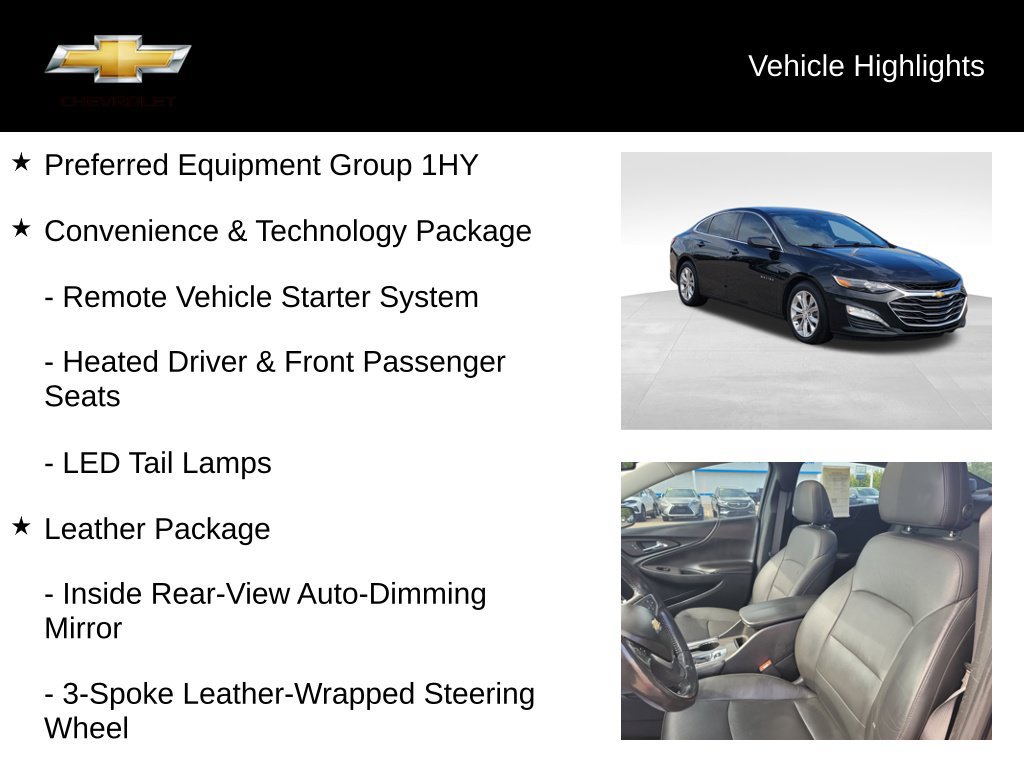 Used 2019 Chevrolet Malibu Hybrid w/ Leather Package FWD image 19