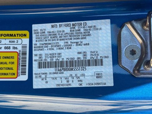Certified 2021 Ford Mustang Mach 1 w/ Equipment Group 700A RWD image 26