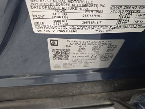 Certified 2025 Chevrolet Traverse Z71 AWD/4WD image 14