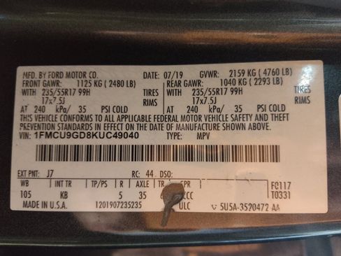 Used 2019 Ford Escape SE image 33