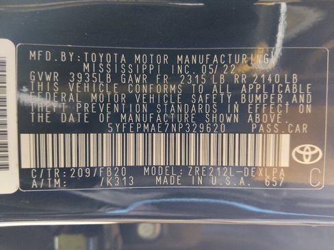 Used 2022 Toyota Corolla LE FWD image 33