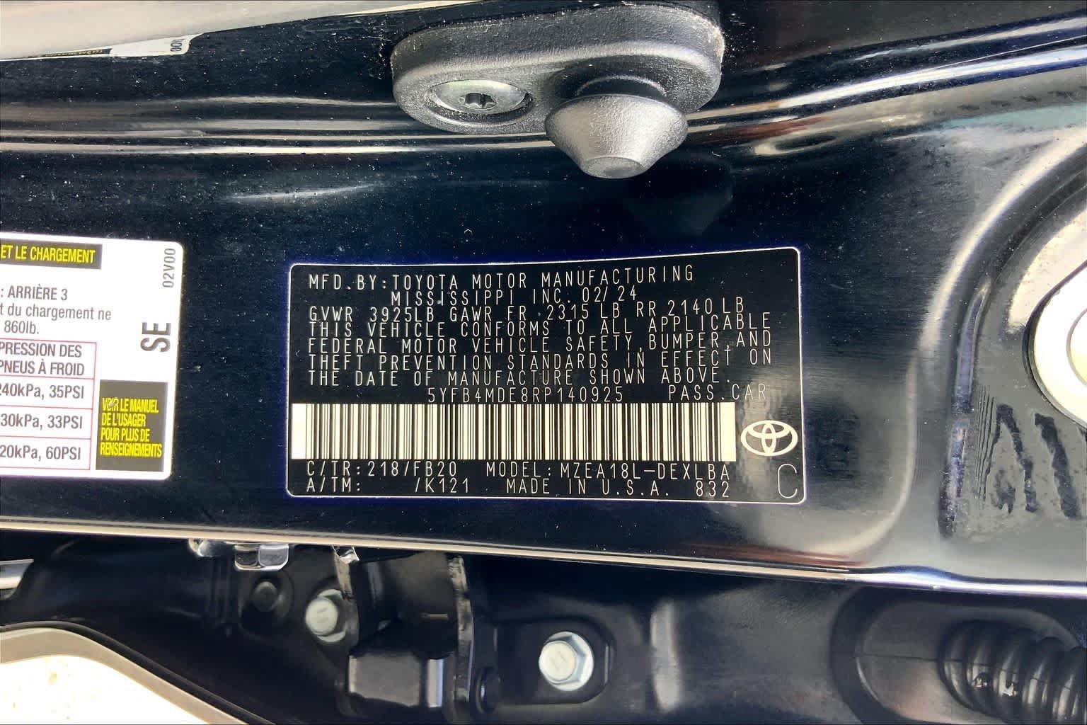 Used 2024 Toyota Corolla LE FWD image 36