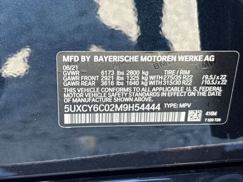 Used 2021 BMW X6 xDrive40i w/ M Sport Package AWD/4WD image 30