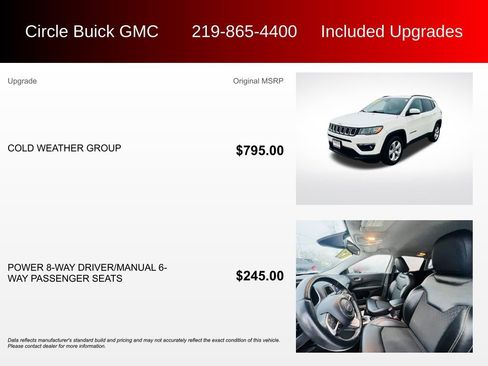 Used 2017 Jeep Compass Latitude w/ Cold Weather Group image 3