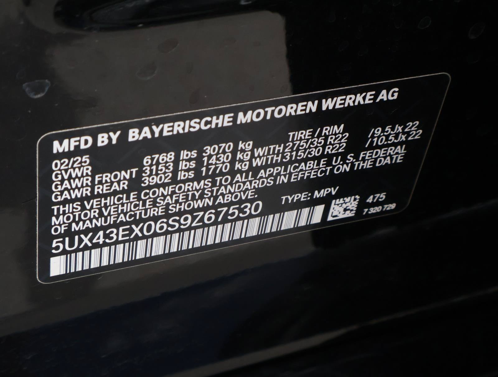 Used 2025 BMW X6 M60i w/ Executive Package AWD/4WD image 23