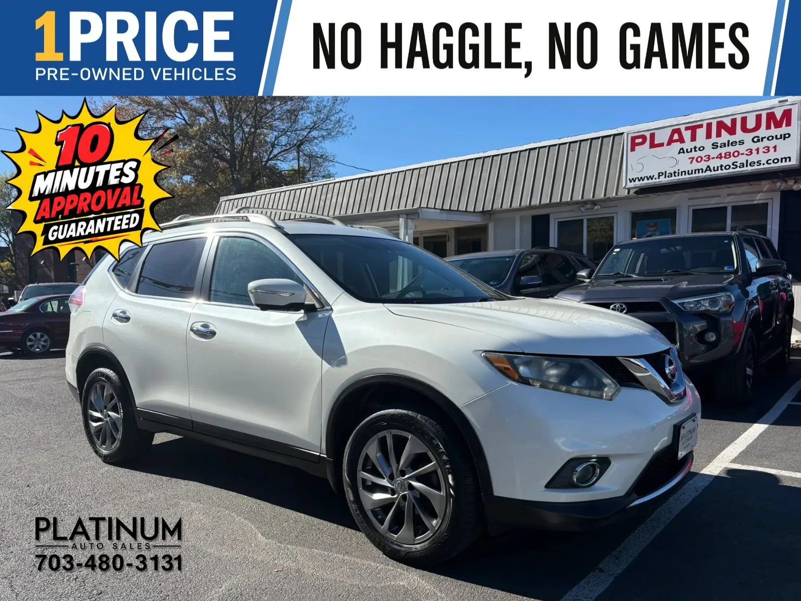 Used 2015 Nissan Rogue SL AWD/4WD image 1