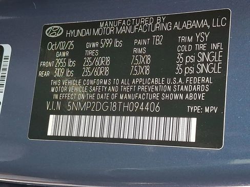 Used 2026 Hyundai Santa Fe SEL AWD/4WD image 8