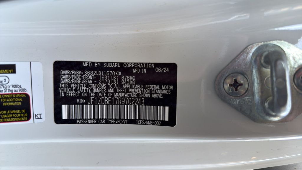 Used 2024 Subaru BRZ Limited RWD image 28