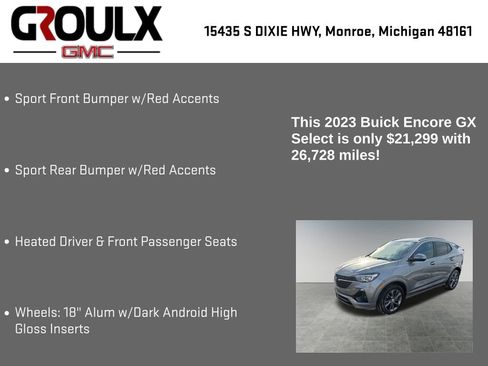 Used 2023 Buick Encore GX Select w/ Sport Touring Package image 22