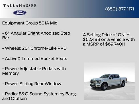 New 2026 Ford F150 Lariat w/ Equipment Group 501A Mid AWD/4WD image 12