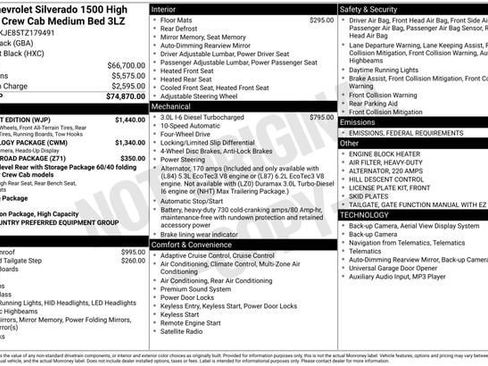 Used 2026 Chevrolet Silverado 1500 High Country w/ Midnight Edition image 33