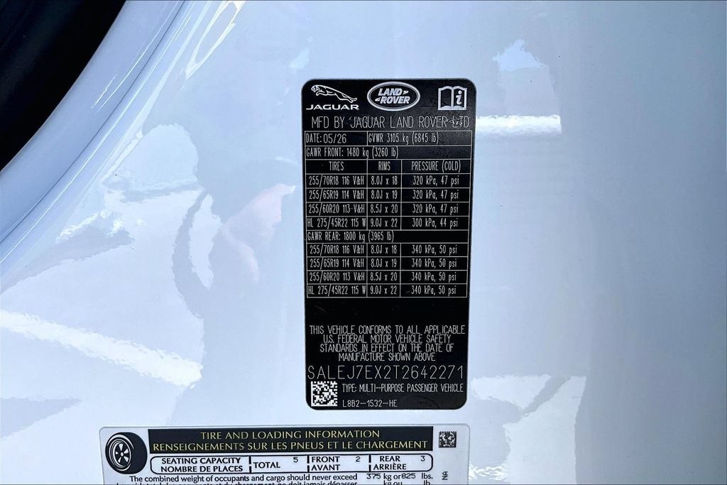 New 2026 Land Rover Defender 110 S AWD/4WD image 8