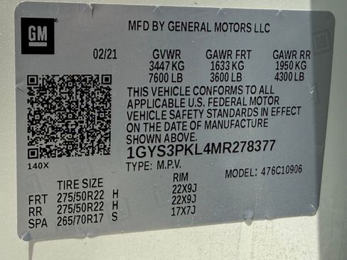 Used 2021 Cadillac Escalade ESV Sport w/ Driver Assist Tech Package RWD image 18