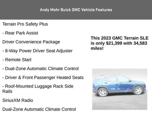 Used 2023 GMC Terrain SLE w/ Driver Convenience Package image 8