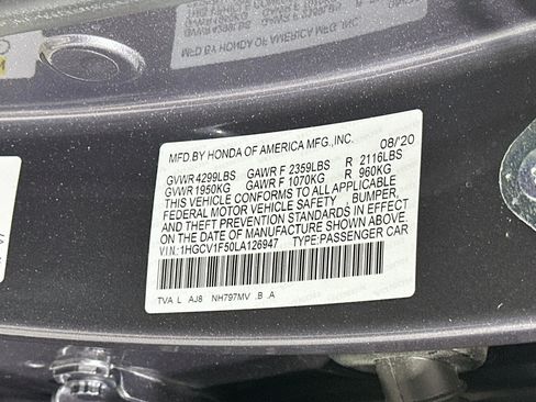 Used 2020 Honda Accord EX-L image 12
