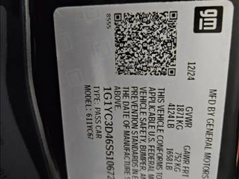 Used 2025 Chevrolet Corvette Stingray Premium Conv w/ Stealth Interior Trim Package image 21