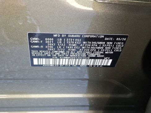 New 2026 Subaru Ascent Limited AWD/4WD image 21