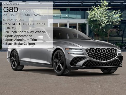 New 2026 Genesis G80 2.5T Sport Prestige image 3