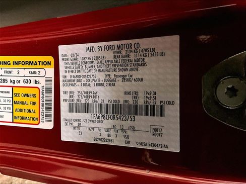 Used 2024 Ford Mustang GT Premium w/ GT Performance Package RWD image 32