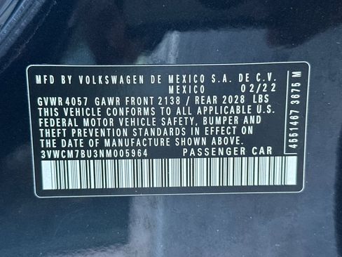 Used 2022 Volkswagen Jetta S image 27