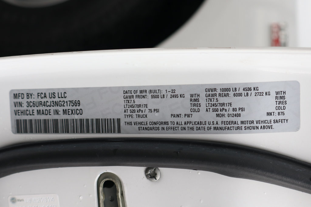 Used 2022 RAM 2500 Tradesman RWD image 51