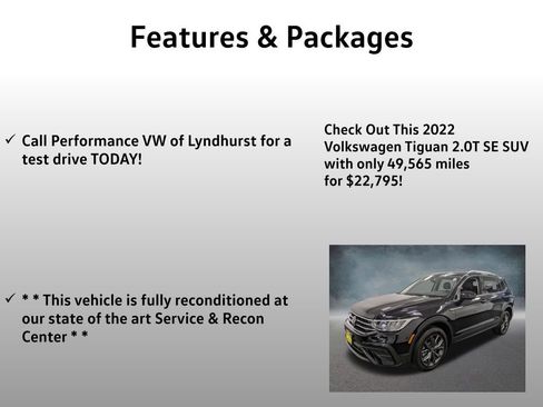 Used 2022 Volkswagen Tiguan SE AWD/4WD image 4