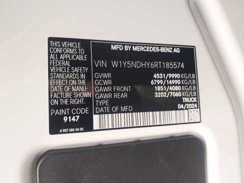 New 2024 Mercedes-Benz Sprinter 3500 image 14