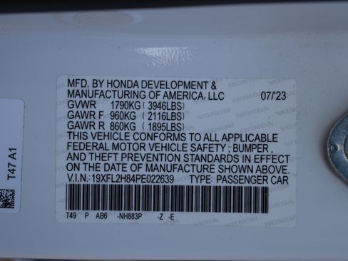 Certified 2023 Honda Civic Sport image 37