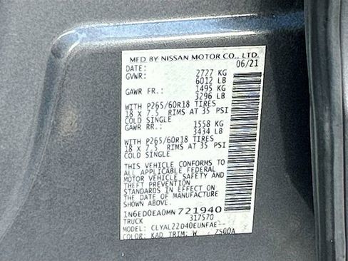 Used 2021 Nissan Frontier SV RWD image 30
