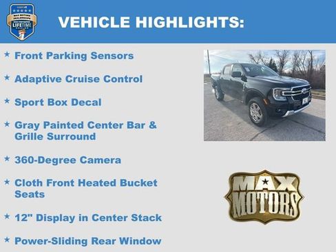 New 2025 Ford Ranger XLT w/ Equipment Group 301A High AWD/4WD image 17