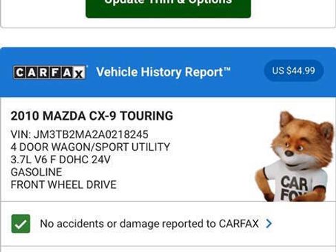 Used 2010 MAZDA CX-9 Touring image 18