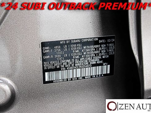 Used 2024 Subaru Outback Premium image 28