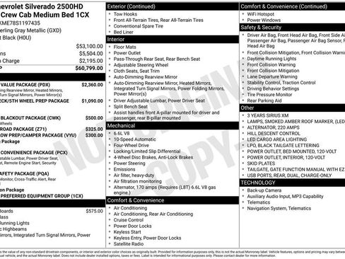 Used 2025 Chevrolet Silverado 2500 Custom w/ Custom Value Package image 3