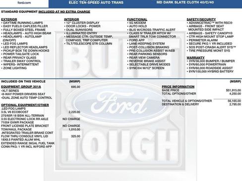 New 2026 Ford F150 XLT w/ Tow/Haul Package AWD/4WD image 2