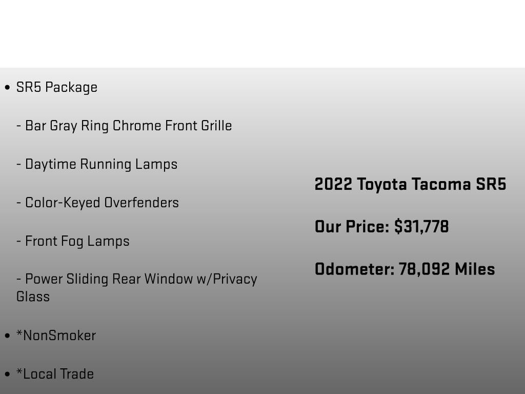 Used 2022 Toyota Tacoma SR5 AWD/4WD image 6