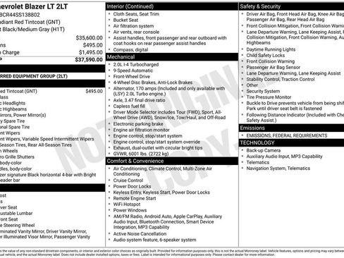 New 2025 Chevrolet Blazer LT image 6