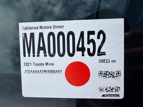 Used 2021 Toyota Mirai w/ Advanced Technology Package RWD image 17